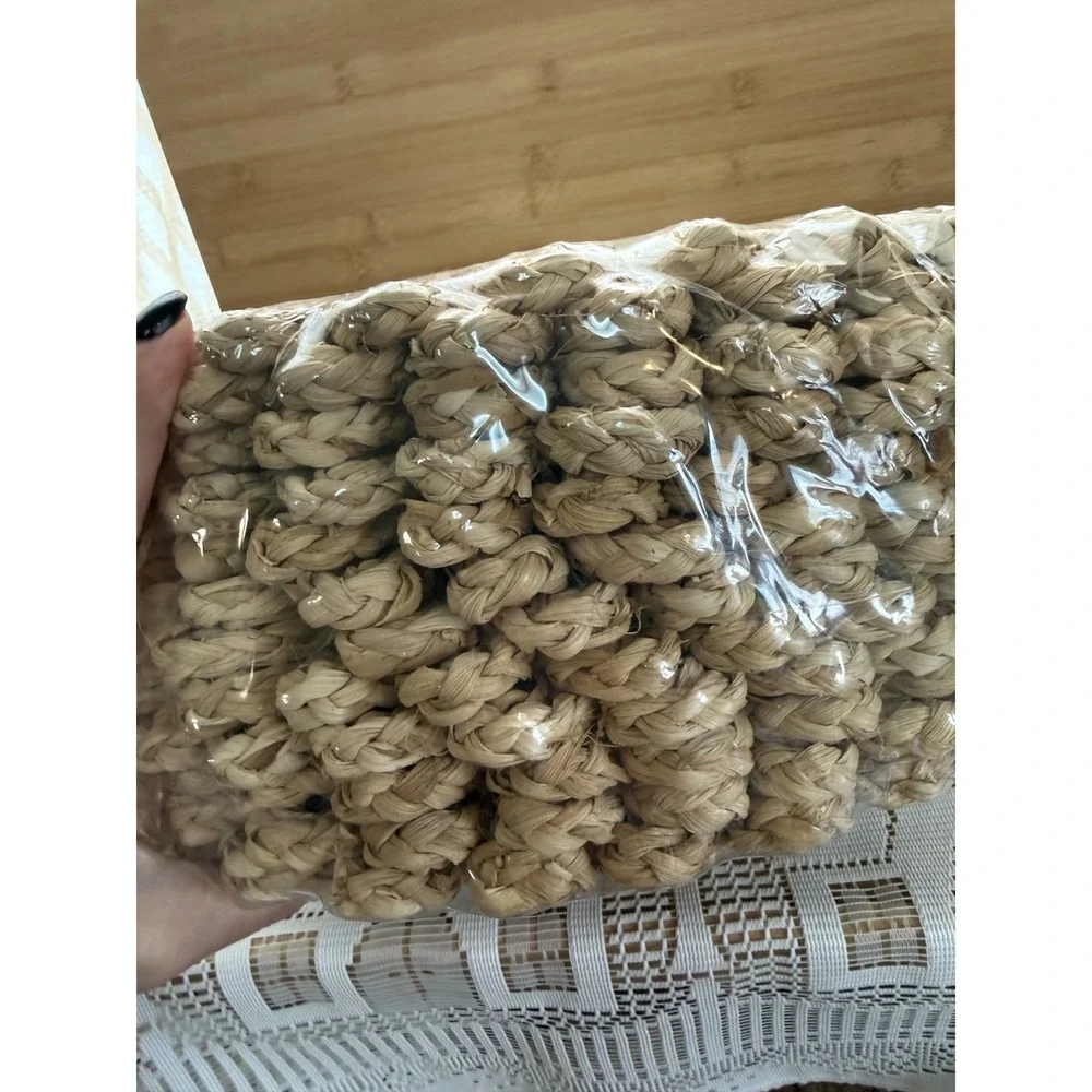 Laquedecraft Woven Placemats Natural Beige Thick & Compact Handcrafted Wicker